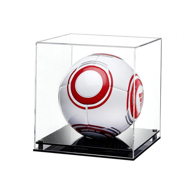 Soccer.jpg জন্য বড় স্পষ্ট এক্রাইলিক মডেল ঘন প্রদর্শন বাক্স