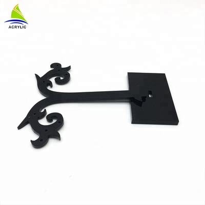 মার্জিত এক্রাইলিক গহণা প্রদর্শন কালো গাছ এক্রাইলিক কানের দুল প্রদর্শন স্ট্যান্ড হোল্ডার র্যাক
