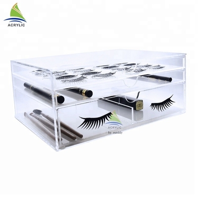 কাস্টম স্বচ্ছ এক্রাইলিক পক্ষ্ম ধারক এবং সিল্ক স্ক্রিন প্রিন্টিং স্ট্যান্ড