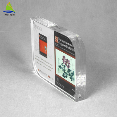 পরিষ্কার স্বচ্ছ পরিষ্কার এক্রাইলিক ফ্রেম এক্রাইলিক ছবির ব্লক লেসার মরা - কাটা
