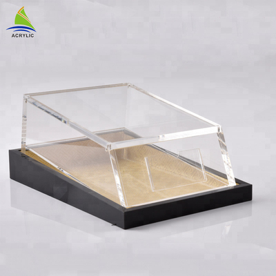 উচ্চ Plexiglass স্টোরেজ প্যাকেজিং বাক্স কাস্টম স্কয়ার এক্রাইলিক Ginseng বক্স
