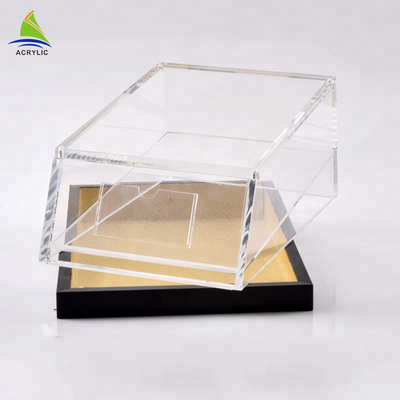 উচ্চ Plexiglass স্টোরেজ প্যাকেজিং বাক্স কাস্টম স্কয়ার এক্রাইলিক Ginseng বক্স