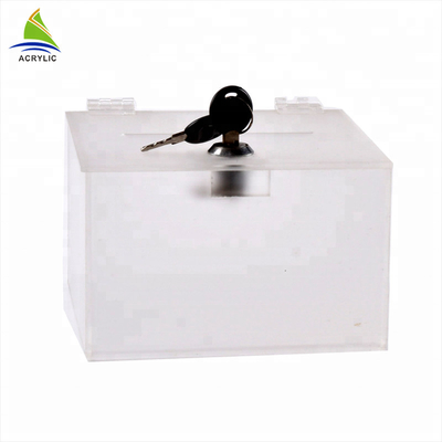দান ছোট অ্যাক্রিলিক বক্স Plexiglass অবদান বক্স কাস্টমাইজ আকার