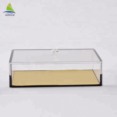 Embossing Countertop এক্রাইলিক স্টোরেজ বক্স উপহার Ginseng বক্স সিল্ক স্ক্রিন মুদ্রণ