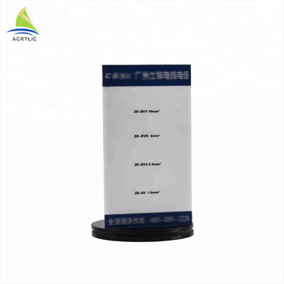 কাস্টমাইজড এক্রাইলিক সাইন প্রদর্শন ধারক প্রদর্শন রাস্তার সিল্ক স্ক্রিন মুদ্রণ