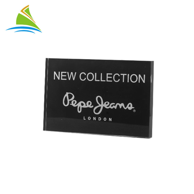 Nameplate ব্লক এক্রাইলিক ফটো ফ্রেম একক লোগো ডিজাইন ব্যাপকভাবে প্রয়োগ