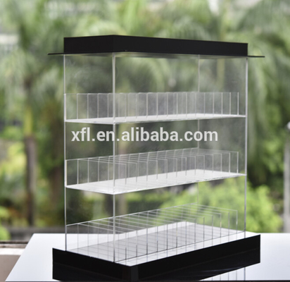 ইকো - বন্ধুত্বপূর্ণ এক্রাইলিক দোকান প্রদর্শন পরিষ্কার এক্রাইলিক ইলেকট্রনিক সিগারেট প্রদর্শন রাক