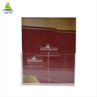 আধুনিক এক্রাইলিক ব্রোশার ধারক, অফিস সি সি সি সার্টিফিকেশন জন্য এক্রাইলিক লিংক ধারক